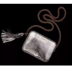 Victoria’s Secret fashion show purse silver